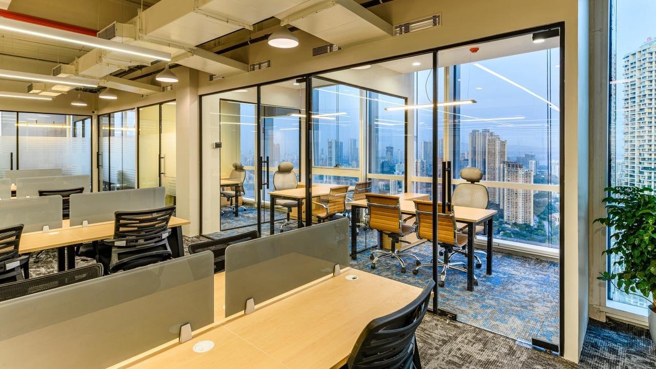 Construction execution showing modern workspace build-out